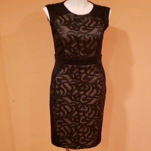 R&M Richards dress with mesh design NWOT size 14